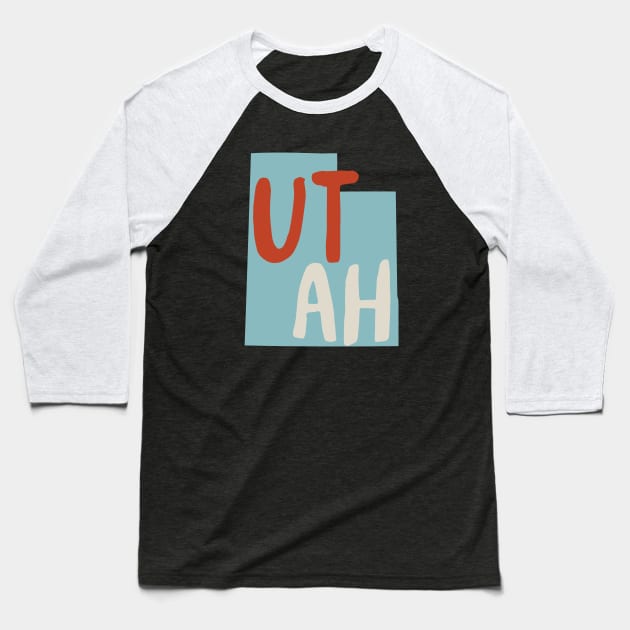 State of Utah Baseball T-Shirt by whyitsme